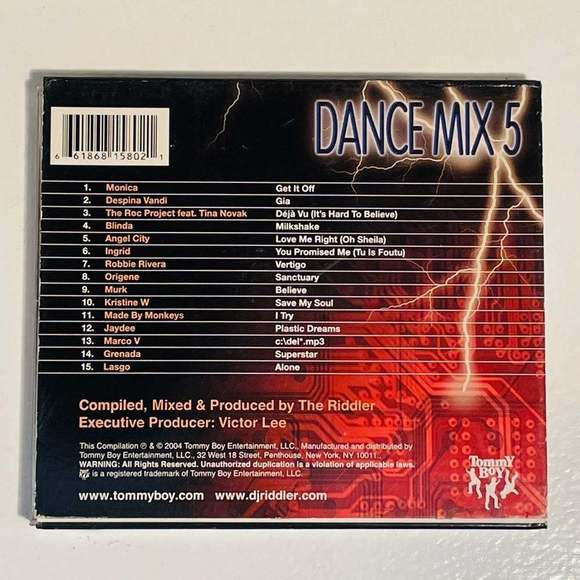 CD Riddler - Dance Mix 5 - Picture 2 of 2